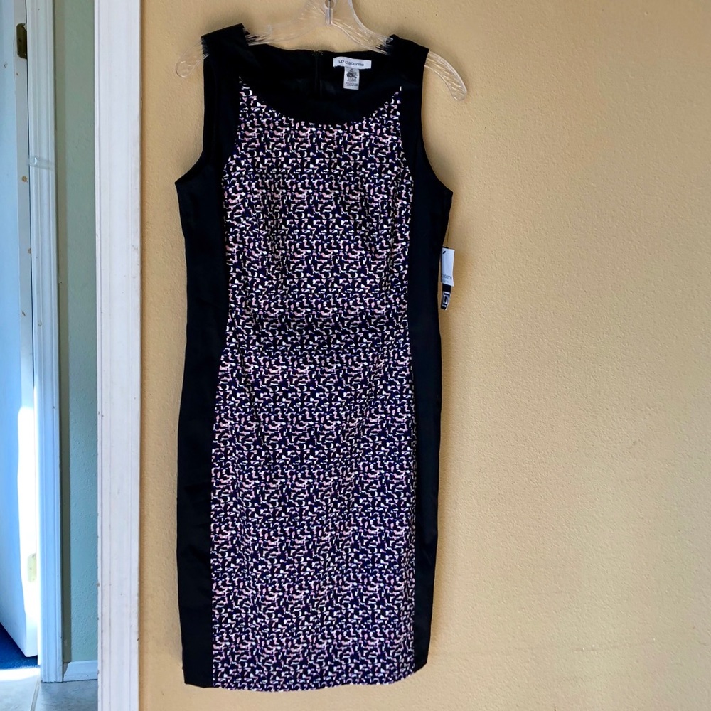 Liz Claiborne collection color block dress 10 NWT